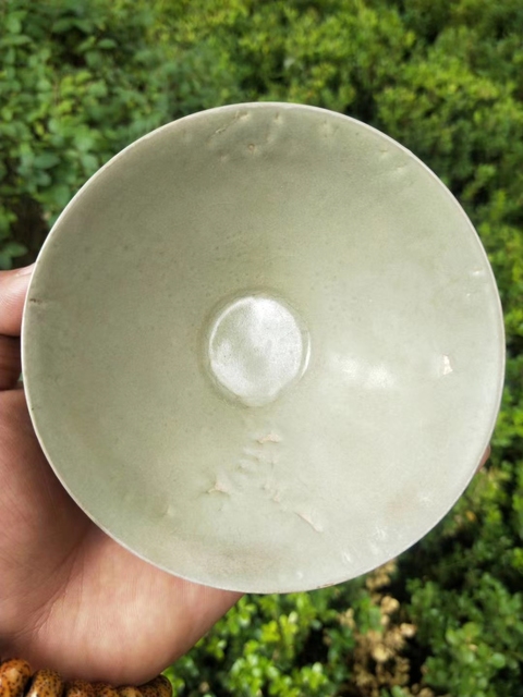 古玩陶瓷五代十國耀州窯薄胎斗笠盞2025/11/21拍賣，當前價格15000元