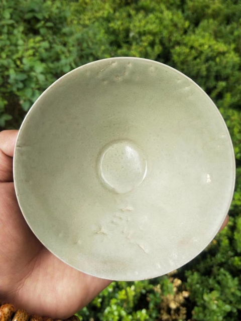 古玩陶瓷五代十國耀州窯薄胎斗笠盞2025/11/21拍賣，當前價格15000元