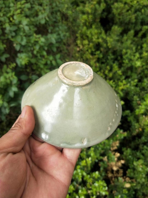 古玩陶瓷五代十國耀州窯薄胎斗笠盞2025/11/21拍賣，當前價格15000元