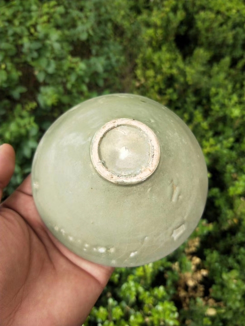 古玩陶瓷五代十國耀州窯薄胎斗笠盞2025/11/21拍賣，當前價格15000元