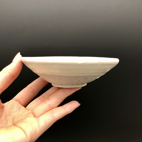 古玩陶瓷宋磁州窯白釉盞拍賣,當前價格900元