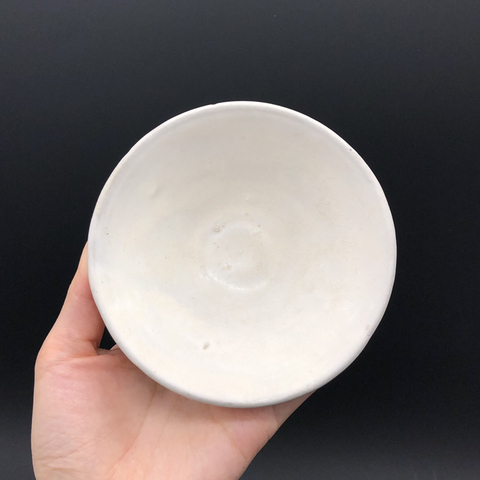 古玩陶瓷宋磁州窯白釉盞拍賣,當前價格900元