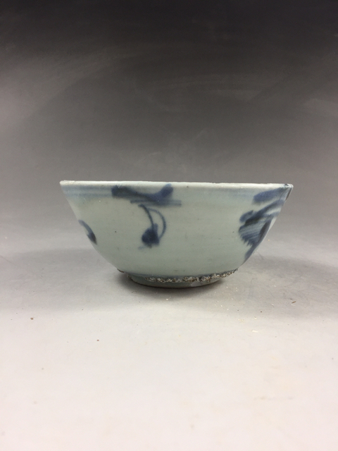 古玩陶瓷明晚期螭龍紋青花碗拍賣，當前價格999元