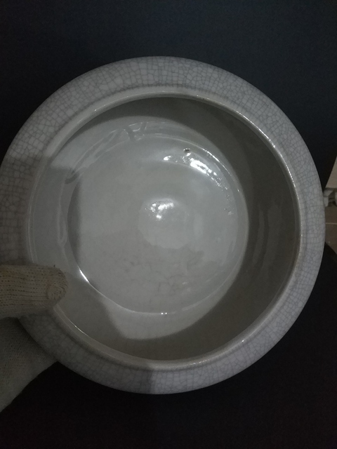 古玩陶瓷民國精品哥釉大筆洗拍賣，當前價格1200元