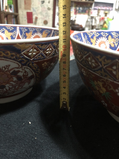 古玩陶瓷民國(guó)粉彩人物碗一對(duì)拍賣(mài)，當(dāng)前價(jià)格1800元