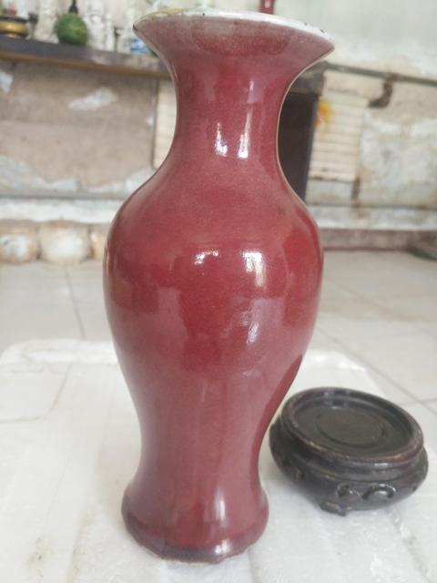 古玩陶瓷清光緒鈞紅釉觀音瓶,買一送一!拍賣,當(dāng)前價(jià)格9800元