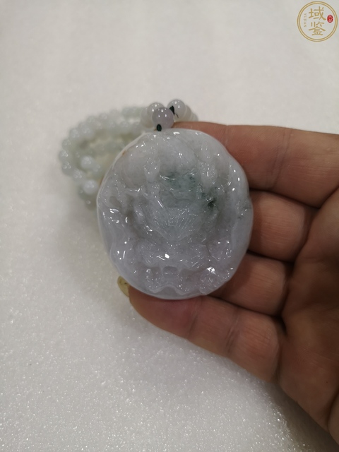 古玩玉器天然翡翠龍牌拍賣,當前價格550元