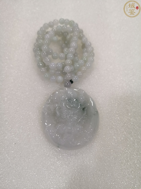 古玩玉器天然翡翠龍牌拍賣,當前價格550元