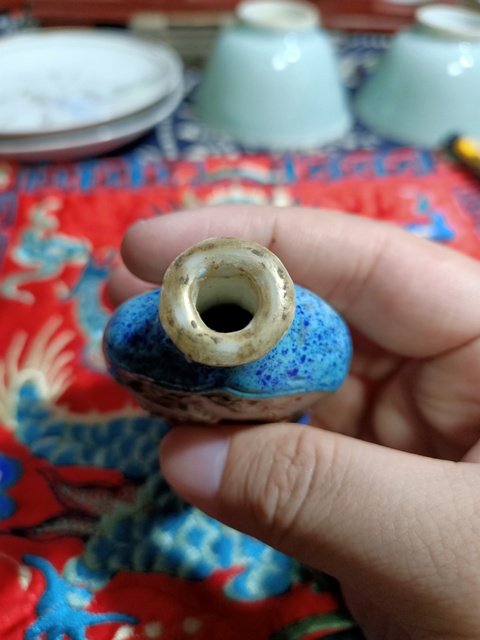古玩陶瓷晚清粉彩堆塑鼻煙壺拍賣,當前價格6888元