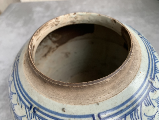古玩陶瓷清代青花罐拍賣,當前價格999元