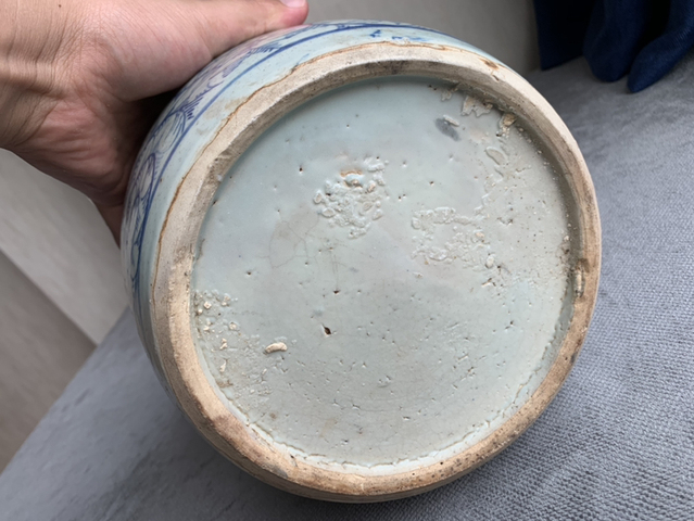 古玩陶瓷清代青花罐拍賣,當前價格999元