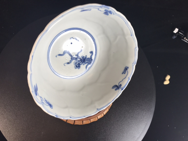 古玩陶瓷康熙青花花卉紋葵口碗（珍品）拍賣，當前價格6800元