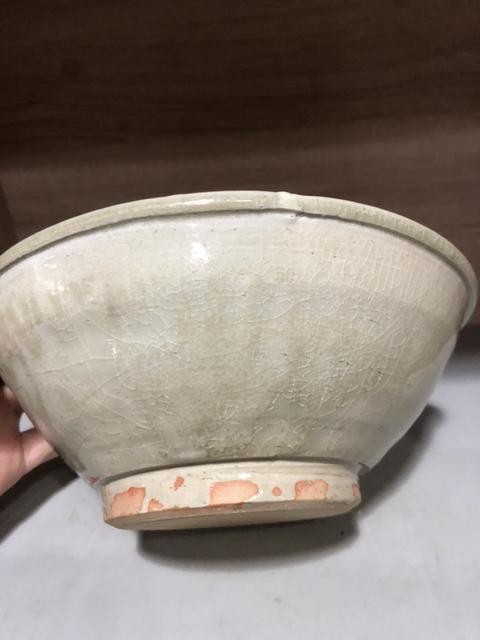 古玩陶瓷明代影青研缽拍賣，當前價格1800元