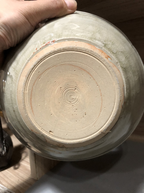 古玩陶瓷明代影青研缽拍賣，當前價格1800元