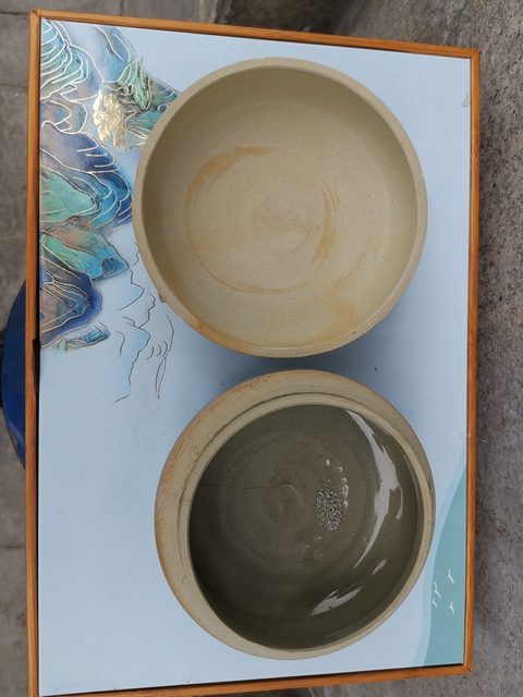 古玩陶瓷青釉蓋盒拍賣，當(dāng)前價格1000元