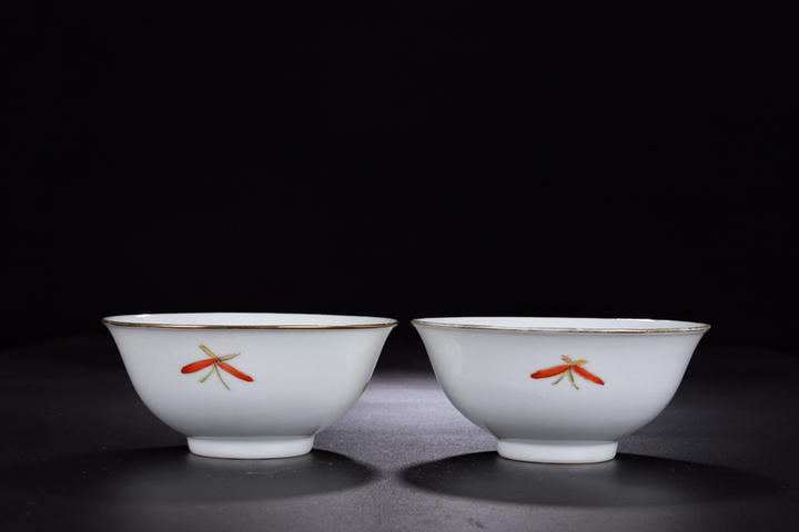 古玩陶瓷蔣斌13期 民國-粉彩花開富貴碗一對拍賣,當(dāng)前價格2000元