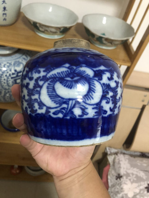 古玩陶瓷囍字紋青花罐拍賣，當(dāng)前價格488元