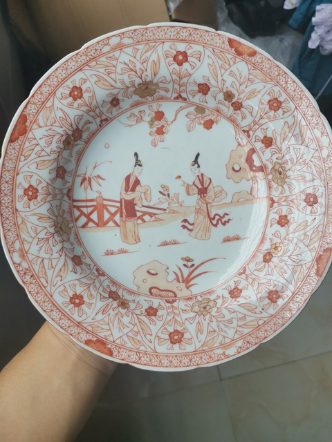 古玩陶瓷仕女盤拍賣，當前價格1999元
