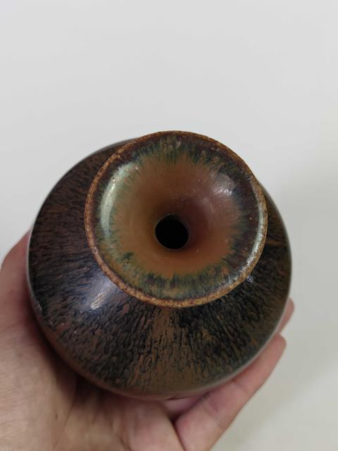 古玩陶瓷清紫金釉窯變瓶拍賣(mài),當(dāng)前價(jià)格68元