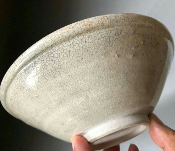 古玩陶瓷北宋白釉大碗拍賣，當(dāng)前價(jià)格999元