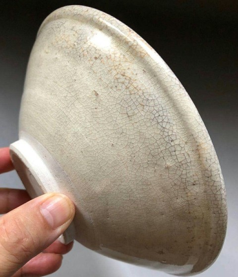 古玩陶瓷北宋白釉大碗拍賣，當(dāng)前價(jià)格999元