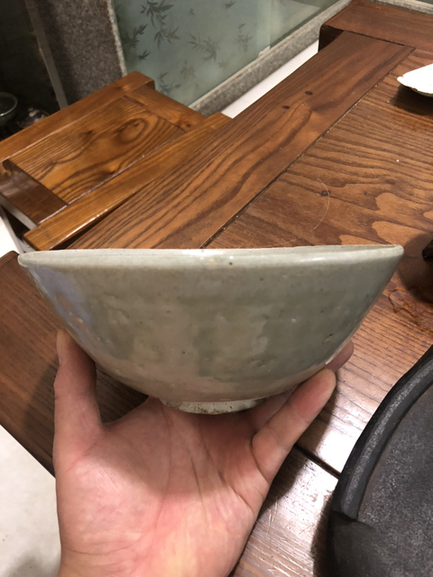 古玩陶瓷北宋青釉刻花大碗拍賣,當前價格4500元