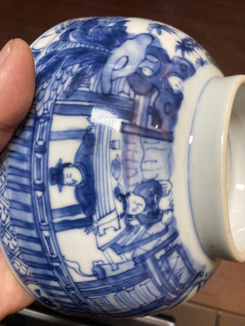 古玩陶瓷青花人物故事紋碗拍賣，當(dāng)前價格3999元