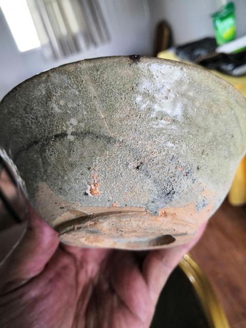 古玩陶瓷元代青花青釉碗拍賣,當前價格400元
