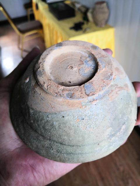 古玩陶瓷元代青花青釉碗拍賣,當前價格400元