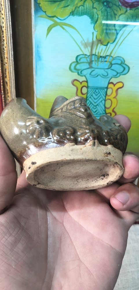 古玩陶瓷清茶葉末釉筆山,硯滴拍賣,當前價格1898元