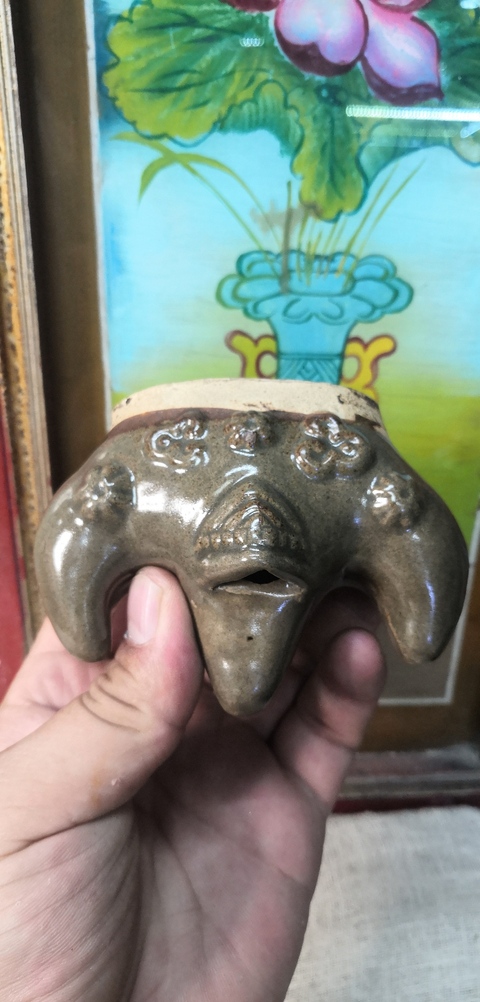 古玩陶瓷清茶葉末釉筆山,硯滴拍賣,當前價格1898元