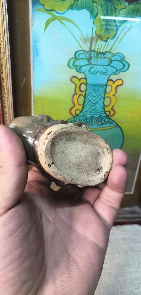 古玩陶瓷清茶葉末釉筆山,硯滴拍賣,當前價格1898元