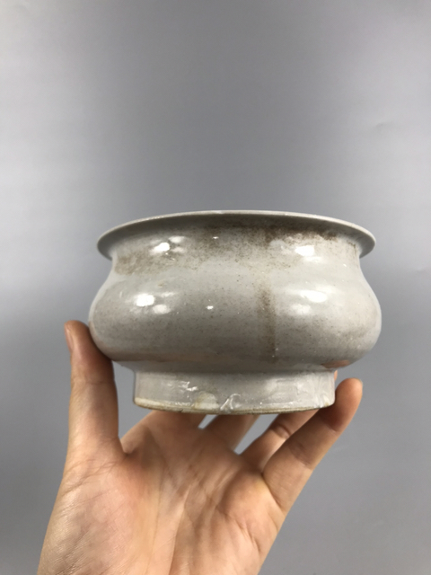 古玩陶瓷清代德化窯圈足爐拍賣，當前價格880元