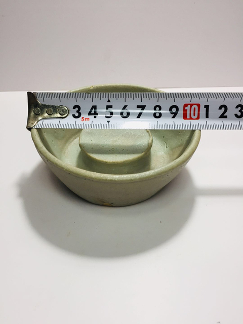 古玩陶瓷元明龍泉釉盞托座拍賣,當前價格1200元