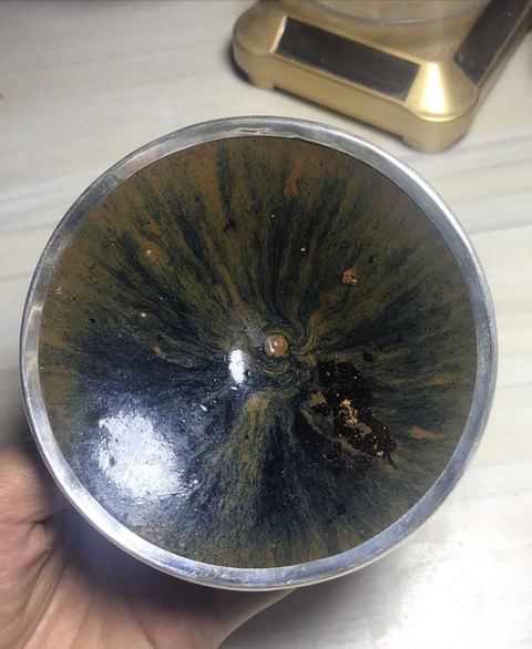 古玩陶瓷南宋建窯兔毫盞拍賣，當前價格3999元