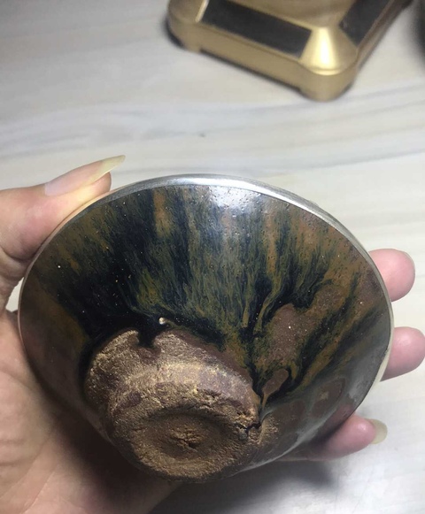 古玩陶瓷南宋建窯兔毫盞拍賣，當前價格3999元