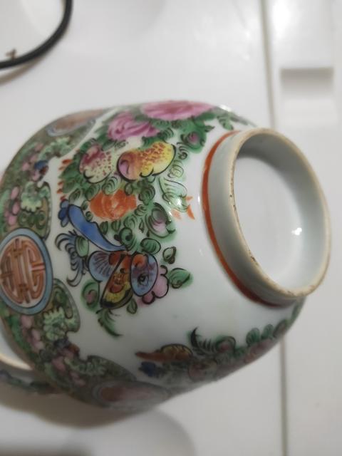 古玩陶瓷清晚期廣彩碗一對拍賣,當前價格2200元