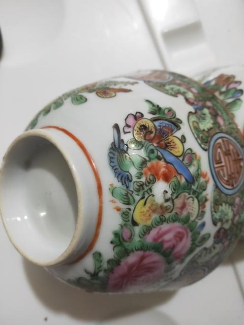 古玩陶瓷清晚期廣彩碗一對拍賣,當前價格2200元