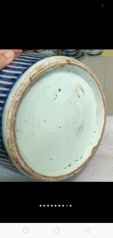 古玩陶瓷福建窯淡描青花罐拍賣，當前價格1698元