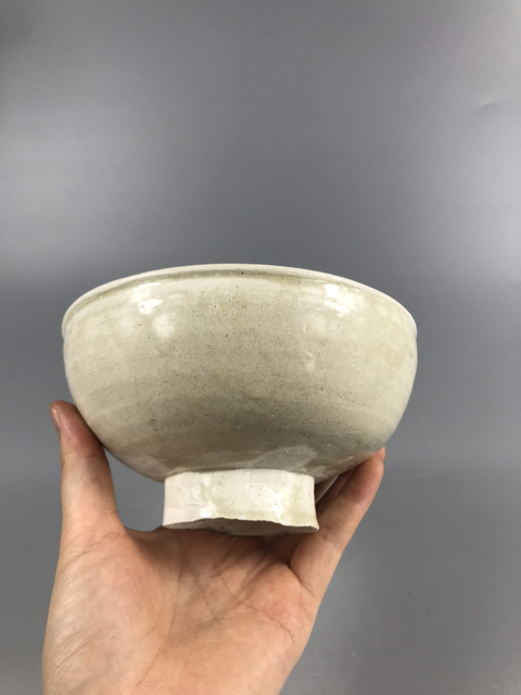 古玩陶瓷北宋影青高足碗拍賣，當前價格1999元