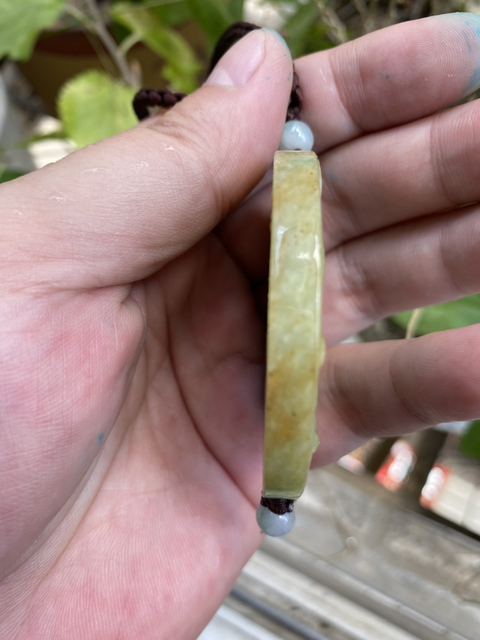 古玩玉器翡翠圓牌拍賣，當前價格1500元