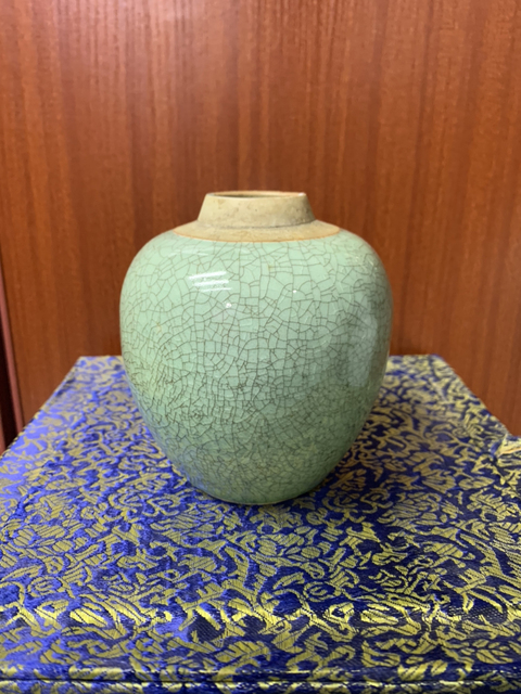 古玩陶瓷哥釉罐拍賣，當前價格2999元