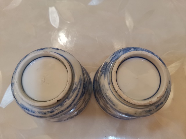 古玩陶瓷民國(guó)嬰戲人物紋杯一對(duì)拍賣，當(dāng)前價(jià)格999元