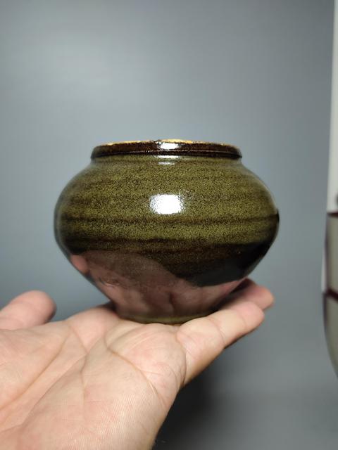 古玩陶瓷宋金耀州窯茶入（茶器）拍賣，當(dāng)前價(jià)格1999元