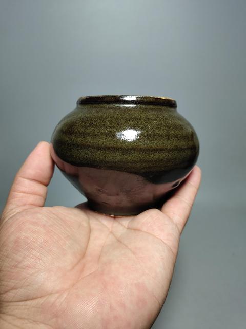 古玩陶瓷宋金耀州窯茶入（茶器）拍賣，當(dāng)前價(jià)格1999元