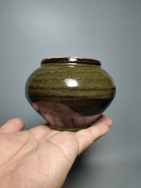 古玩陶瓷宋金耀州窯茶入（茶器）拍賣，當(dāng)前價(jià)格1999元