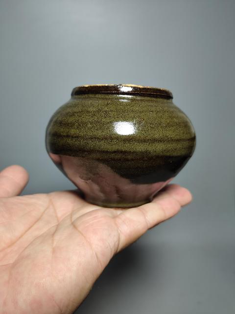 古玩陶瓷宋金耀州窯茶入（茶器）拍賣，當(dāng)前價(jià)格1999元