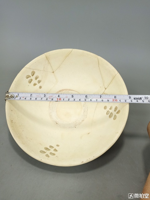 古玩陶瓷點彩碗拍賣，當前價格300元