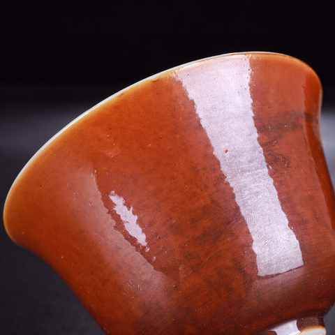 古玩陶瓷創外匯-青花海藻金魚杯十個拍賣，當前價格99元