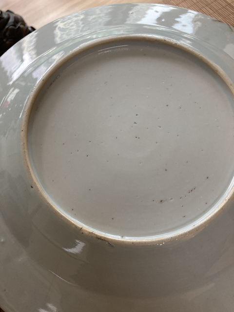 古玩陶瓷乾隆青花盤拍賣,當(dāng)前價(jià)格1999元